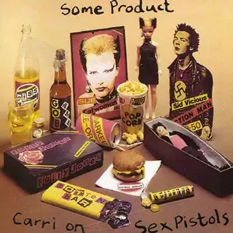 Обложка альбома Sex Pistols «Some Product: Carri on Sex Pistols» (1979)
