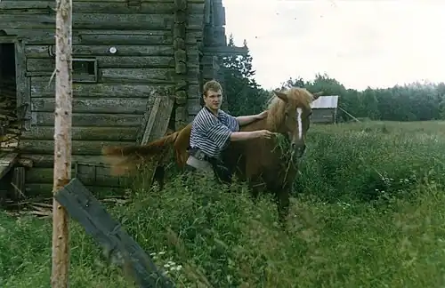 Единственный уцелевший дом по состоянию на лето 1999 года