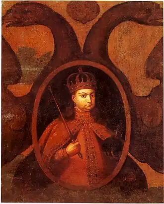 Портрет «в орлех», 2-я половина 1680-х