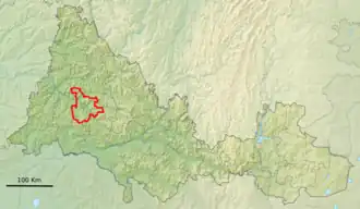 Сорочинский район на карте