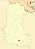 Расположение муниципалитета на карте провинции