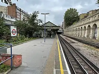 Наземная часть станции