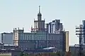 Главный корпус ЮУрГУ со стороны реки Миасс