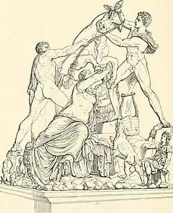 Фарнезский бык. Рисунок 1877 года.