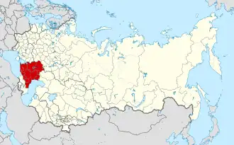 Краснознамённый Северо-Кавказский военный округна 1991 год