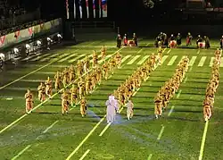 Показательное выступление шаолиньских монахов (Китай)