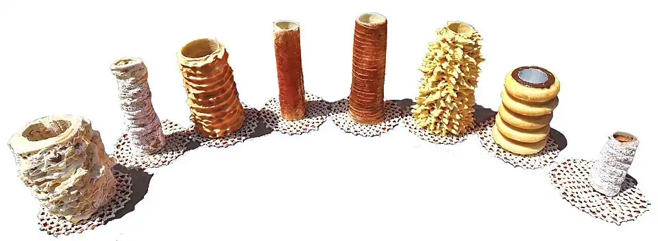 Разновидности кюртёшкалача: спеттекака, трдельник, баумкухен, шакотис