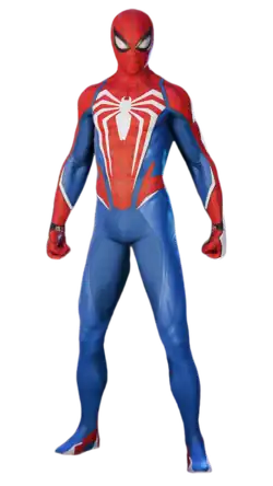 Человек-паук в «Улучшенном костюме 2.0» в игре Spider-Man 2 (2023)