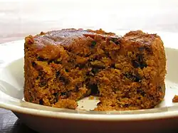 Пятнистый пудинг (в разрезе)