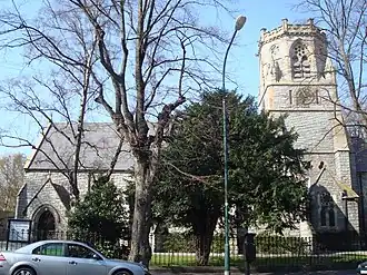 Церковь Святого Варфоломея, вид с юга. 2010 год.