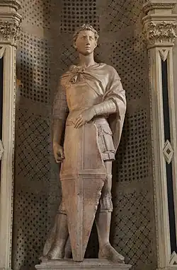 Донателло. Святой Георгий. 1416—1417. Мрамор