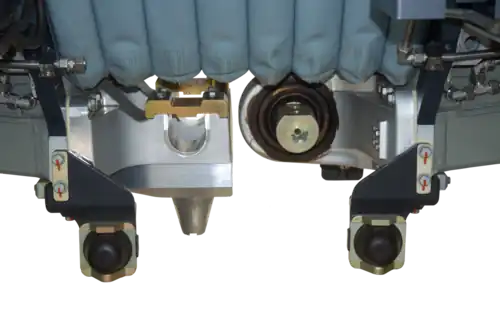 Шарнир над тележкой Якобса (разобран, тележка отсутствует)