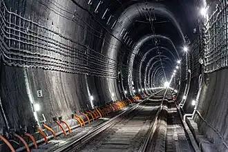 Вид тоннеля изнутри