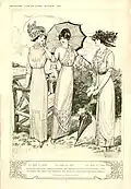 Иллюстрация из журнала «Standard Fashion Book», лето 1912 г.