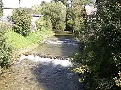 Среднее течение реки в городе Старе-Место.