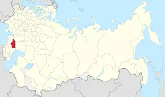 Ставропольская губерния на карте