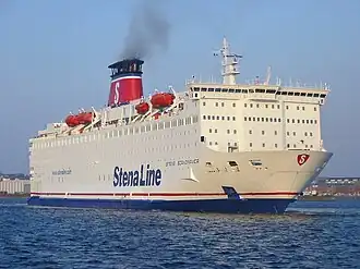 Stena Scandinavica в гавани города Киль