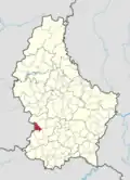 Расположение коммуны на карте Люксембурга