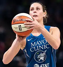 Толбот в игре за «Миннесота Линкс» против «Финикс Меркури» (14 июля 2019 года)