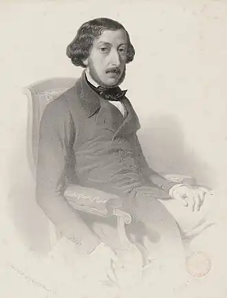 Портрет кисти Шарля Вогта