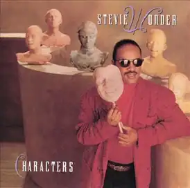 Обложка альбома Стиви Уандера «Characters» (1987)