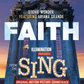 Обложка сингла Стиви Уандера «Faith» (2016)