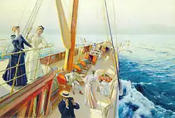 «Yachting in the Mediterranean», 1896 год