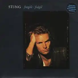 Обложка сингла Стинга «Fragile» (1988)