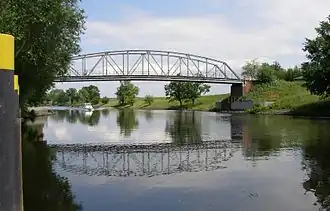 Brücke über die Hohensaaten-Friedrichsthaler Wasserstraße in Stolzenhagen