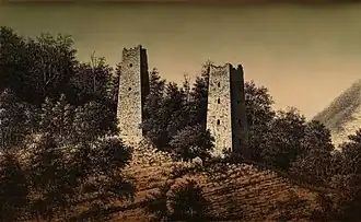 Башни Хаккой до 1868 г.