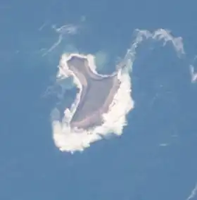 Остров Сторожевой на спутниковом снимке МКС