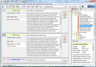 Скриншот программы oStorybook