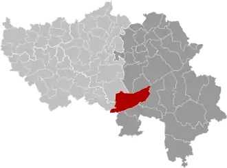 Расположение муниципалитета на карте провинции