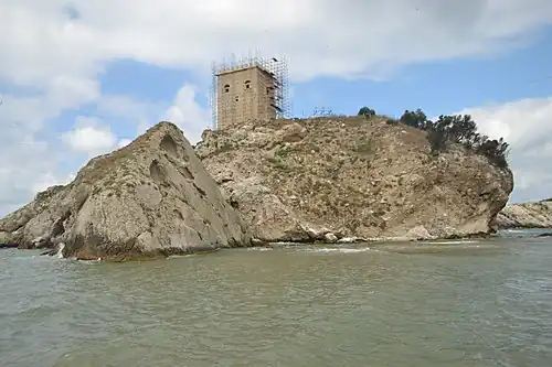 Замок во время работ по реконструкции (2015)