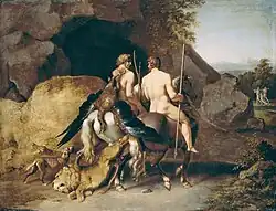 Сила человека (Кастор и Поллукс). 1787. Холст, масло. Музей Гёте, Франкфурт-на-Майне