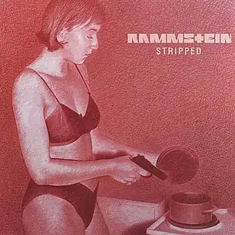 Обложка сингла Rammstein «Stripped» (1998)