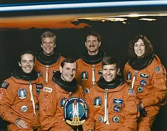 (слева-направо): Ж. Клервуа, С.Паразински, К. Браун, Д. Макмонэгл, Э. Очоа