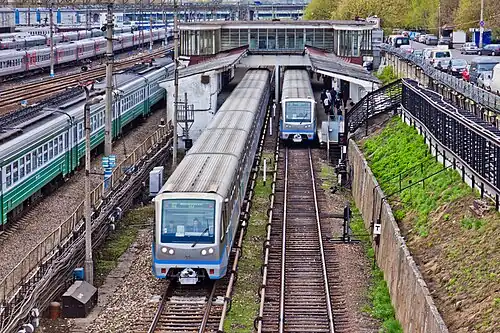 Вид с пешеходного моста