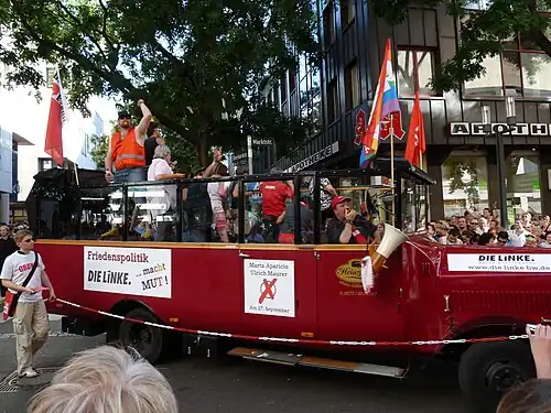 «Левые» на прайде в Штутгарте в 2009 году.