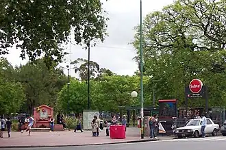 Вход со стороны парка Лос-Андес