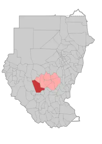 Абьей на карте