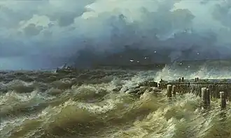 Прибой у мола (1879)