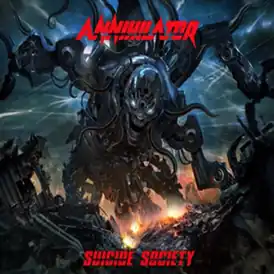 Обложка альбома Annihilator «Suicide Society» (2015)