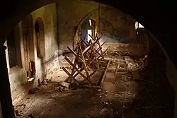 Руины церкви Святой Екатерины, 2010 год