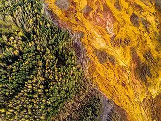 Отходы Лёвихинского медноколчеданного рудника