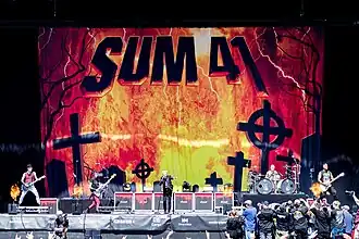 Sum 41 в 2023 году на фестивале Rock im Park