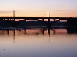 Закат на реке Южный Буг, г. Винница