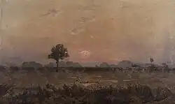 Кемпен. Рассвет над болотом