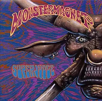 Обложка альбома Monster Magnet «Superjudge» (1993)