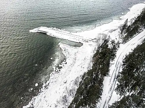 Пирс Суурпеа зимой